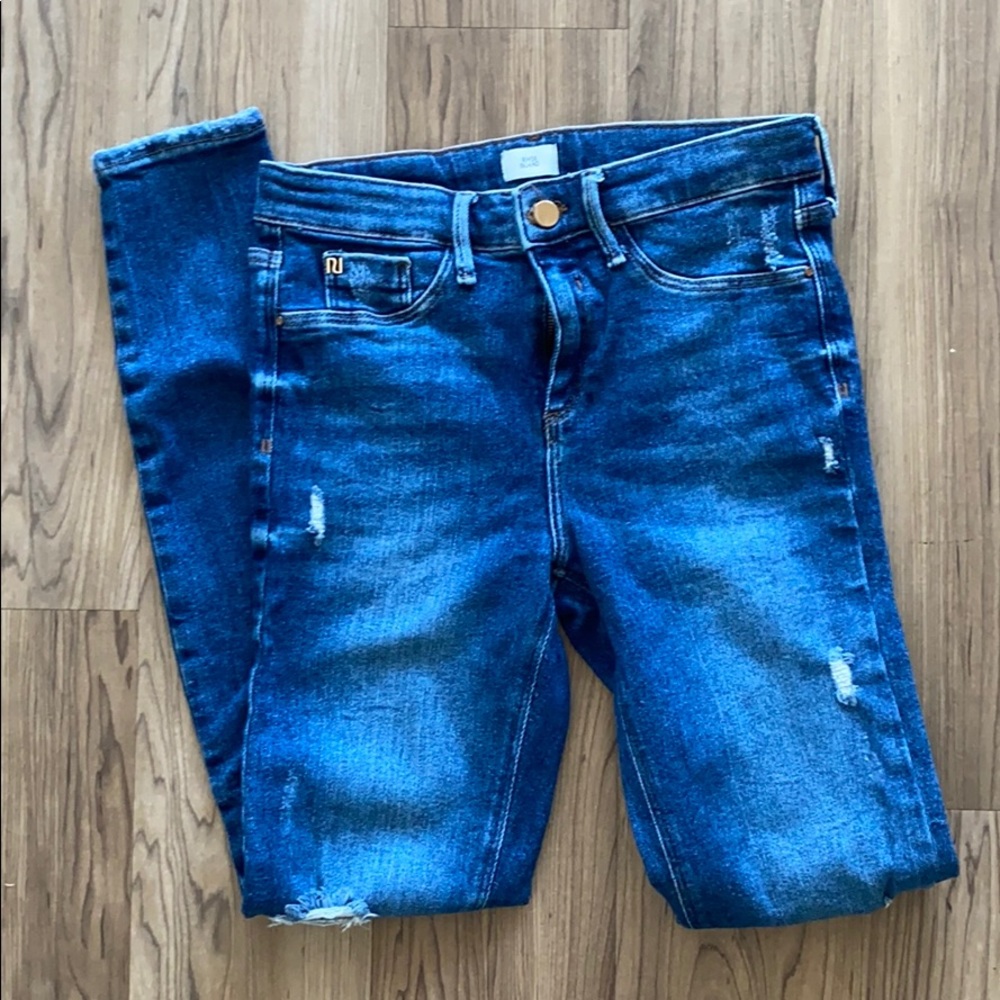 River Island Stretchy Skinny Jeans Long